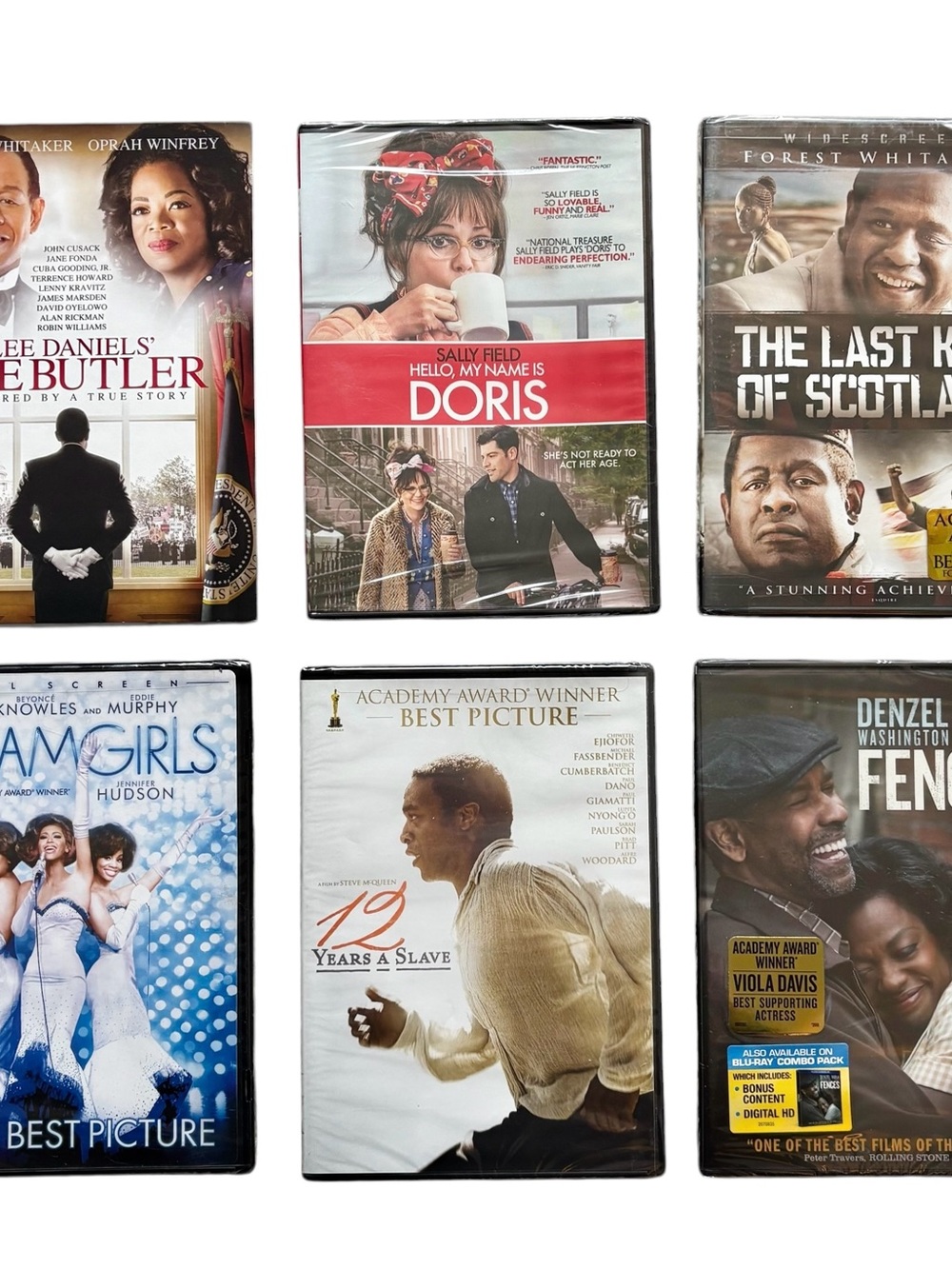 Lot of 6 New and Sealed DVDs